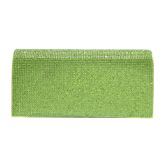 Green Shimmery Evening Clutch Bag, This evening purse bag is uniquely detailed, featuring a bright, sparkly finish giving this bag that sophisticated look that works for both classic and formal attire, will add a romantic & glamorous touch to your special day. perfect evening purse for any fancy or formal occasion.