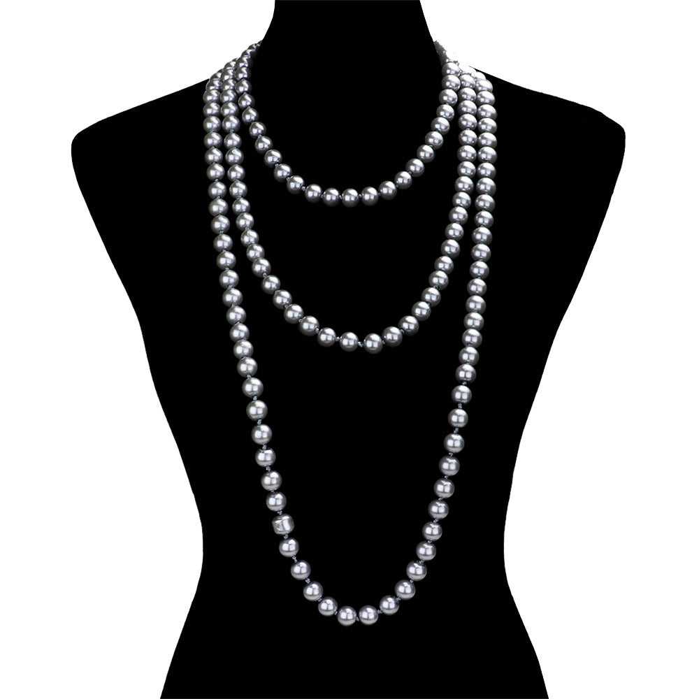 Pink Pearl Long Necklace, is the perfect marriage between timeless elegance and modern style. Handcrafted with pearls, this exquisite necklace is sure to become a staple in any jewelry wardrobe. Its contemporary design and luxurious materials make it a perfect choice for any occasion. Perfect occasional gift idea.
