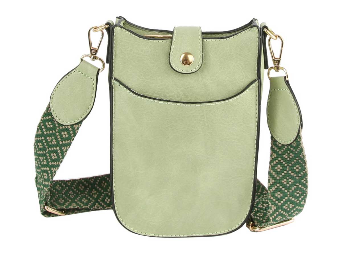 Mint Vegan Leather Crossbody Bag with Adjustable Guitar Straps, perfectly goes with any outfit and shows your trendy choice to make you stand out on your occasion. Ideal for keeping your phone, makeup, money, bank cards, lipstick, coins, and other small essentials in one place. It's lightweight & versatile enough to carry with different outfits throughout the week. Perfect gifts for your lovers and lover persons on valentines Day. Stay comfortable & attractive on occasion.