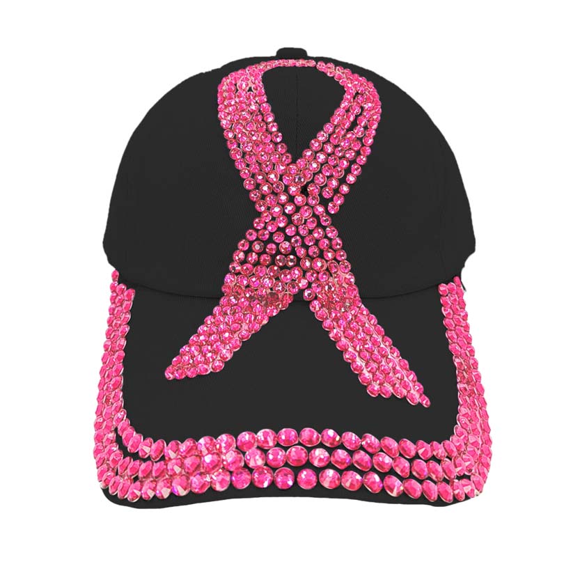 Pink Bling Pink Ribbon Baseball Cap, is an excellent Baseball that will reveal your smart and trendy choice! Perfect for walks in the sun or rain, great for a bad hair day, and still looks cool. Soft textured, embroidered message and distressing contrast stitching baseball cap that will become your favorite cap. show your trendy side with this Pink Ribbon-themed baseball cap. Make You More Attractive And Beautiful Among The Crowd. 