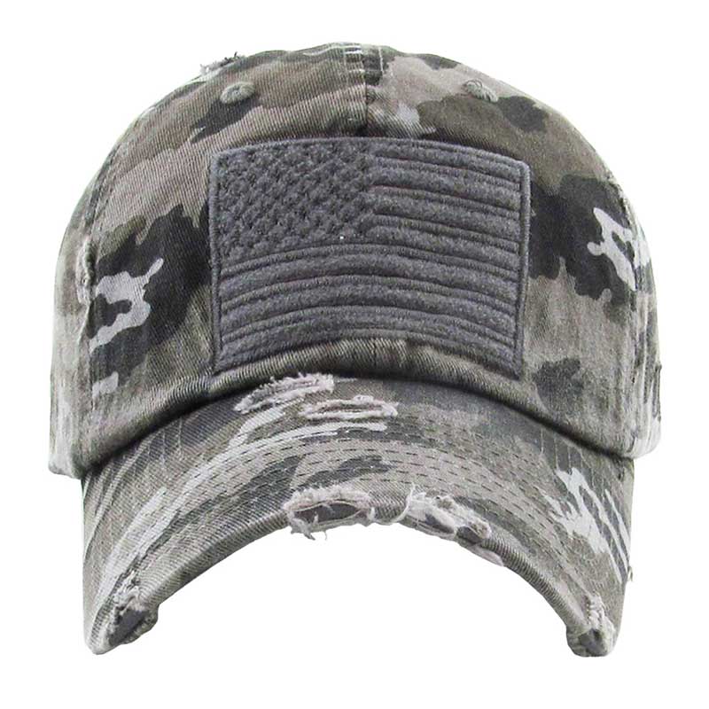 Gray American USA Flag Vintage Baseball Cap, Show your patriotic side with this cute patriotic  USA flag style American Flag baseball cap. Perfect to keep the sun out of your eyes, and to pull your hair back during exercises such as walking, running, biking, hiking, and more! Adjustable Velcro strap gives you the perfect fit. its awesome vintage look, Soft textured, embroidered with fun statement will become your favorite cap.
