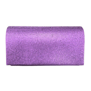 Lavender Bling Evening Clutch Crossbody Bag, look like the ultimate fashionista even when carrying a small Clutch Crossbody for your money or credit cards. Great for when you need something small to carry or drop in your bag. Perfect for grab and go errands, keep your keys handy & ready for opening doors as soon as you arrive.