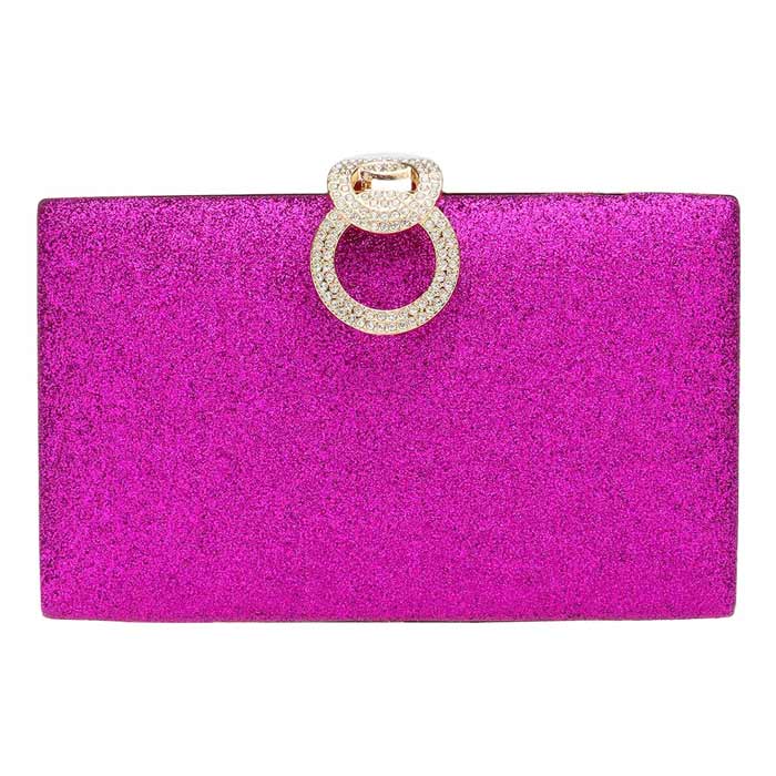 Purple Shimmery Evening Clutch Crossbody Bag, The high-quality clutch is elegant and glamorous. Ladies' luxury night clutch purses and evening bags, which is a very practical handbag. The unique design will make you shine. perfect for money, credit cards, keys or coins, etc. This Shimmery evening detachable clutch bag  Crossbody chain strap, sparkling adorn all sides of this lustrous style, special occasion bag, will add a romantic and glamorous touch to your special day.
