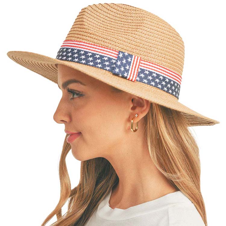 Black American USA Flag Band Panama Straw Sun Hat, whether you’re basking under the summer sun at the beach, lounging by the pool, or kicking back with friends at the lake, a great hat can keep you cool and comfortable even when the sun is high in the sky.  Large, comfortable, and perfect for keeping the sun.