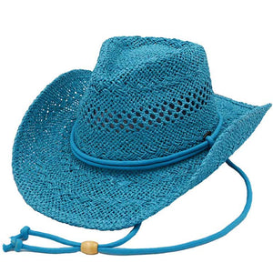 Turquoise C C Solid Cowboy Hat, Whether you’re lounging by the pool or attend at any event. This is a great hat that can keep you stay cool and comfortable in a party mood. It amps up your beauty & class to a greater extent. Perfect Gift Cool Fashion Cowboy, Birthday, Holiday, Valentine's Day, Christmas.