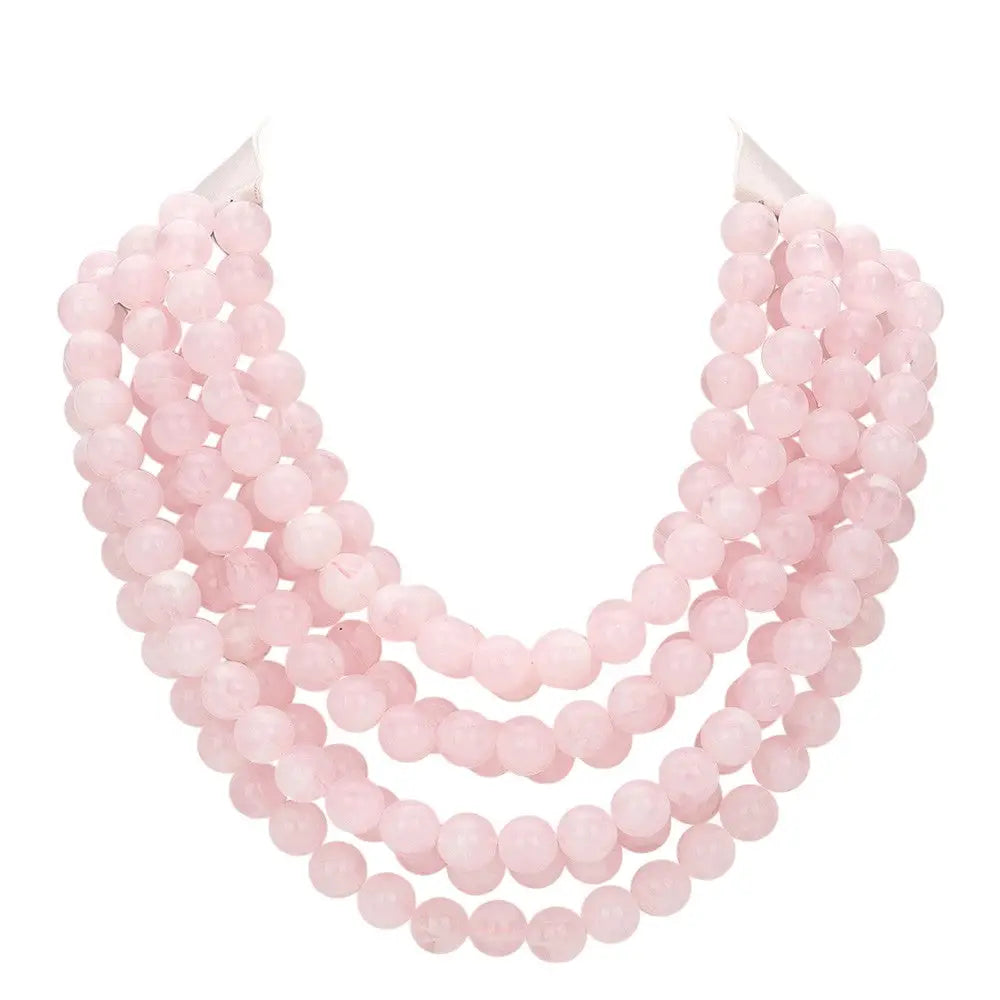 Product Spotlight: Chunky Acrylic Ball Beaded Multi Layered Magnetic Necklace