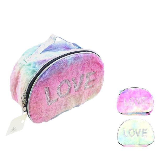 12PCS Love Message Faux Fur Pouch Bags are perfect for storing your everyday essentials. Made with soft and luxurious faux fur, each bag features a unique love message to add a touch of romance to your daily routine. Stay organized and stylish with these must-have pouch bags. 