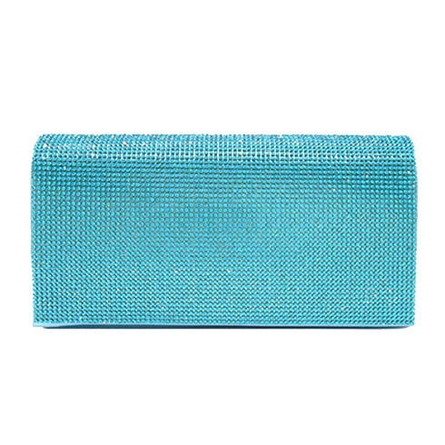 Aqua Shimmery Evening Clutch Bag, This evening purse bag is uniquely detailed, featuring a bright, sparkly finish giving this bag that sophisticated look that works for both classic and formal attire, will add a romantic & glamorous touch to your special day. perfect evening purse for any fancy or formal occasion.