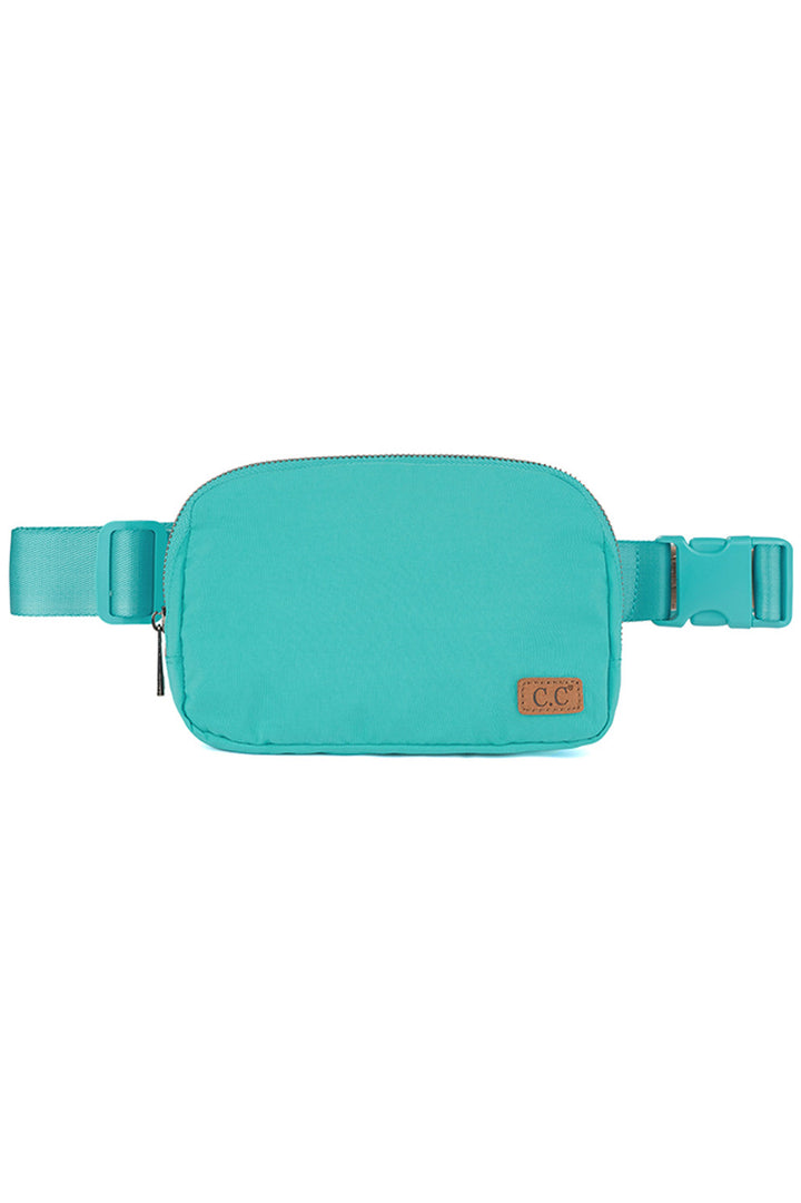 Aqua Blue C.C. Waterproof Mini Fanny Belt Bag is the perfect accessory for any adventure. The waterproof material ensures your belongings stay dry, while the compact size and secure belt keep them close and safe. Ideal for outdoor activities or travelling, this bag is a must-have for any on-the-go individual.