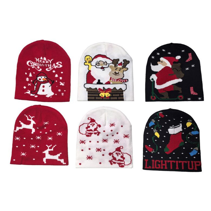 Get into the holiday spirit with this Christmas knit beanie featuring a playful Santa design. Perfect for parties, winter outings, or gifting, this cozy hat blends seasonal cheer with everyday comfort, making it a must-have accessory for festive celebrations.
