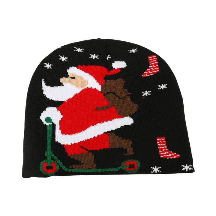 Get into the holiday spirit with this Christmas knit beanie featuring a playful Santa design. Perfect for parties, winter outings, or gifting, this cozy hat blends seasonal cheer with everyday comfort, making it a must-have accessory for festive celebrations.