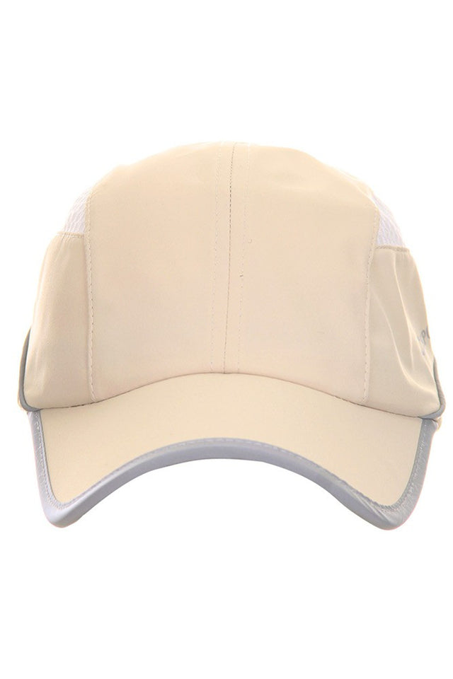 Beige C.C BASEBALL PONYCAP is made from high-quality materials, ensuring durability and comfort. Its classic design and adjustable fit make it a versatile accessory for any occasion. Complete your look while protecting your eyes from the sun's harmful rays. A must-have for any fashion-forward individual.