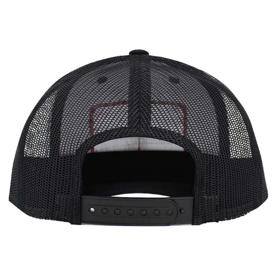 Black Game Day Vibes Message Mesh Back Baseball Cap, offers a semi-structured profile and a two-tone mesh back, perfect for entertaining your friends on game day. Its pre-curved visor and adjustable snapback closure provide a comfortable fit. The eye-catching message and detailed embroidery leave an unforgettable impression.