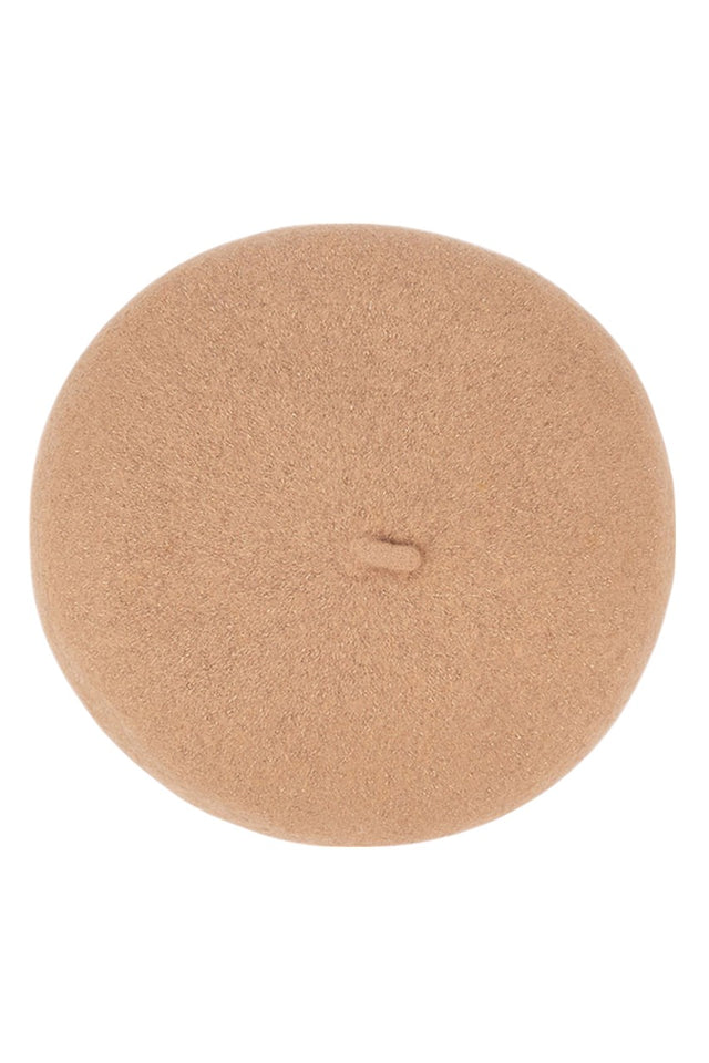 Beige The C.C. Lurex Yarn Wool Beret combines traditional craftsmanship with contemporary style. It is meticulously constructed from premium wool with integrated lurex threads that create a subtle metallic sheen. This expertly designed headwear retains warmth while maintaining breathability, ensuring comfort throughout variable temperatures. The classic silhouette offers versatile styling options for both casual and formal occasions.