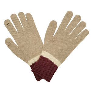 Beige Color Block Knit Gloves, stay cozy and make a festive statement this winter with these gloves. These gloves feature a stylish color block pattern, so you can stay warm in style. These Gloves are a fashionable way to complete any outfit. Perfect Gift for Birthday, Christmas, Holiday, Anniversary gift for your loved One.