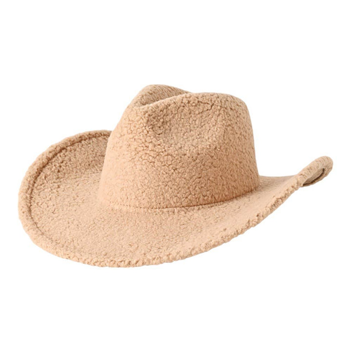 Beige-Fleece Teddy Bear Cowboy Hat,Made from high-quality fleece material, this hat is soft and snuggly, perfect for keeping your little one's head warm and protected. With its unique teddy bear design and cowboy hat shape, it's both cute and stylish. Grab one for your child today! 