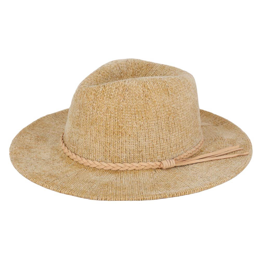 Beige Solid Knit Panama Hat, a beautiful & comfortable Panama hat is suitable for summer wear to amp up your beauty & make you more comfortable everywhere. Perfect for keeping the sun off your face, neck, and shoulders. It's an excellent gift item for your friends & family or loved ones this summer.