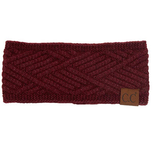 Berry C.C Diagonal Stripes Criss Cross Pattern Earmuff Headband, Stay warm and stylish with this. Crafted from a soft, cozy material, this headband features an all-over criss-cross pattern for a classic, fashionable look. It also features an adjustable band to fit comfortably and securely on your head.