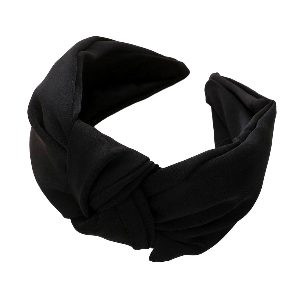 Black Beautiful Solid Knot Burnout Headband, be the ultimate trendsetter & be prepared to receive compliments wearing this solid knot headband with all your stylish outfits! Perfect for everyday wear, outdoor festivals, and many more. Awesome gift idea for your loved one or yourself.