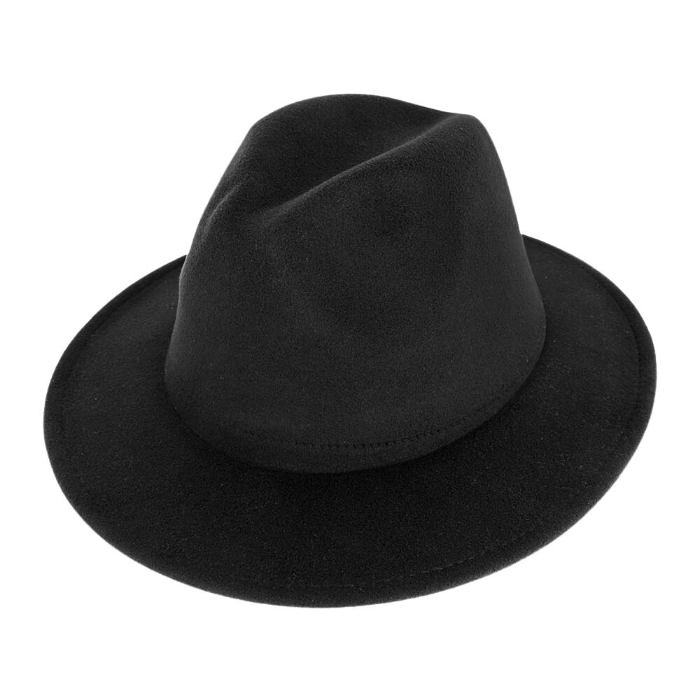 Black Beautiful Solid Panama Hat, a beautiful & comfortable Panama hat is suitable for summer wear to amp up your beauty & make you more comfortable everywhere. It's an excellent hat for wearing while gardening, or any other outdoor activity. It's an excellent gift item for your friends & family or loved ones this summer.