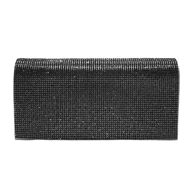 Black Shimmery Evening Clutch Bag, This evening purse bag is uniquely detailed, featuring a bright, sparkly finish giving this bag that sophisticated look that works for both classic and formal attire, will add a romantic & glamorous touch to your special day. perfect evening purse for any fancy or formal occasion.