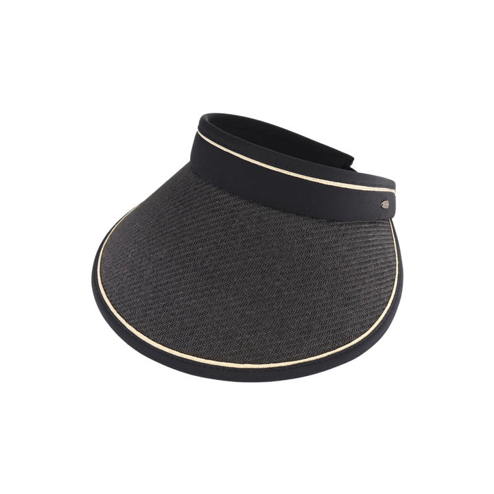 Black Bold Adjustable Straw Visor C.C Sunhat offers expert sun protection with a stylish, breathable design. Crafted from durable straw, it features an adjustable band for a secure, customized fit. Ideal for outdoor activities, this sunhat shields your face from harmful UV rays while maintaining comfort and ventilation. Its bold visor design combines functionality with a modern aesthetic, making it a practical choice for sun safety and fashion. 