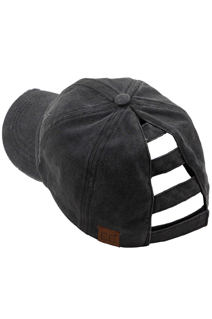 Black-C.C Baseball Ponycap is a must-have accessory for any active or trendy individual. Made by C.C, a trusted name in fashion, this cap features a classic baseball design with a unique ponytail opening at the back to keep hair in place while on the go. Stay stylish and practical with this versatile cap.