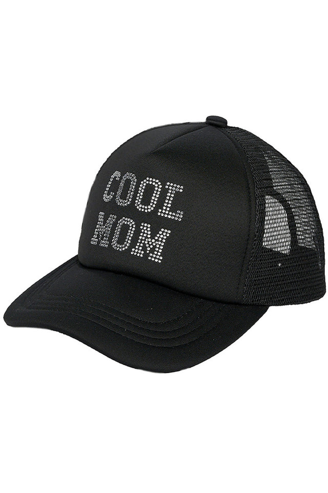 Black-C.C Cool Mom Rhinestones Trucker Cap is a fashionable and functional choice for any mom on the go. With its rhinestone embellishments and classic trucker design, this cap adds a touch of style to your outfit. The breathable mesh backing ensures comfort and ventilation. Perfect for running errands, outdoor activities, and everything in between.