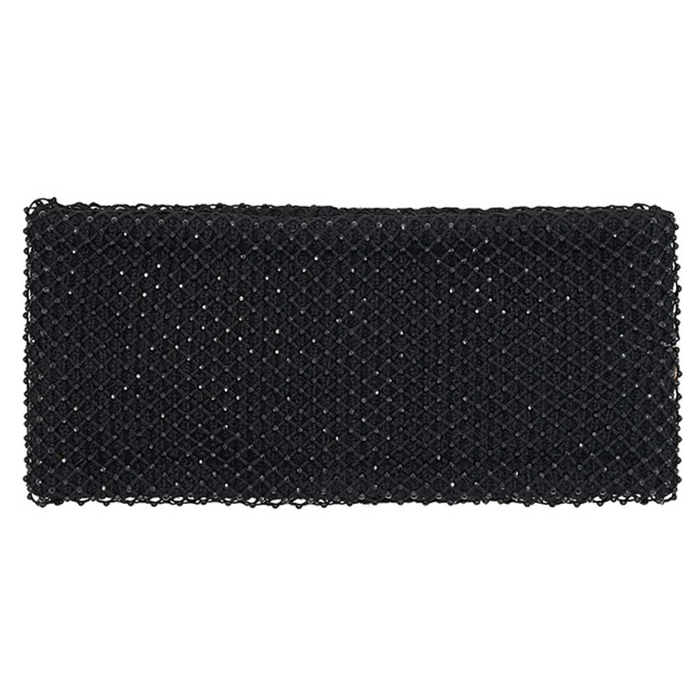 Black C.C Rhinestone Headwrap, Look no further than this for a sophisticated, glitzy style. Featuring a sparkling sequin design and stretchy material, it is comfortable and fashion-forward. Perfect for wearing on any occasion, will make you different from the crowd. Perfect winter gift idea for fashion-loving ones.