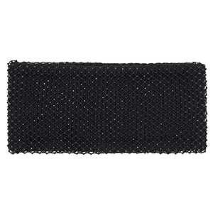 Black C.C Rhinestone Headwrap, Look no further than this for a sophisticated, glitzy style. Featuring a sparkling sequin design and stretchy material, it is comfortable and fashion-forward. Perfect for wearing on any occasion, will make you different from the crowd. Perfect winter gift idea for fashion-loving ones.