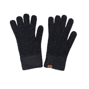 Black C.C Plush Terry Chenille Gloves, made from ultra-soft, plush terry cloth, offer superior warmth and comfort. With their high absorbency ability, they are perfect for outdoor activities in the winter or for staying warm indoors. These gloves are durable and will stay in good condition for years to come.