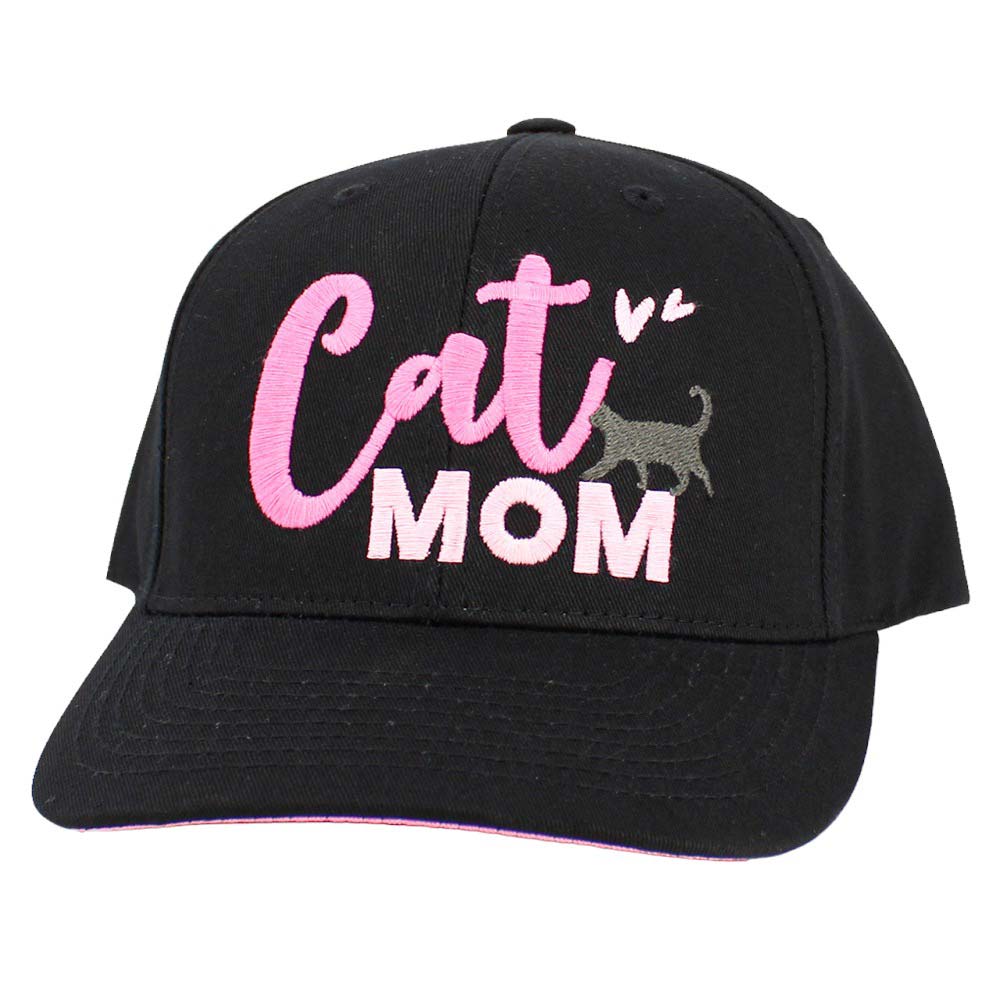 Black Cat Mom Message Baseball Cap, is the perfect addition to any cat lover's wardrobe. Crafted from quality materials, with an adjustable closure and a curved bill, this cap provides ultimate comfort with a trendy look. Show off your cat-mom pride in style and gift this beautiful piece to other cat lovers.