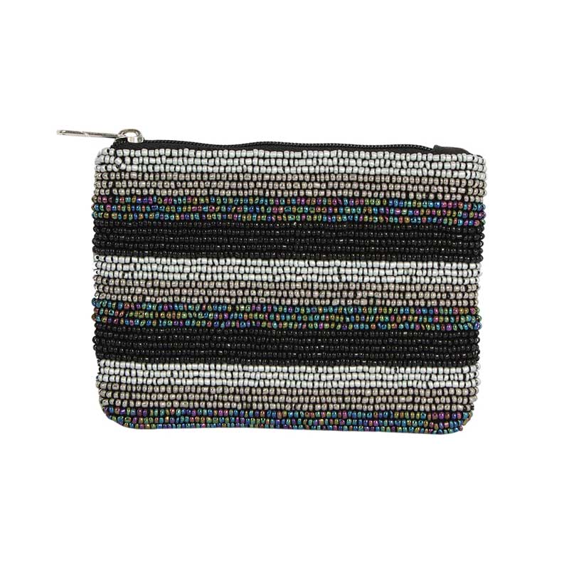 Howdy Beaded Mini Clutch Coin Purse