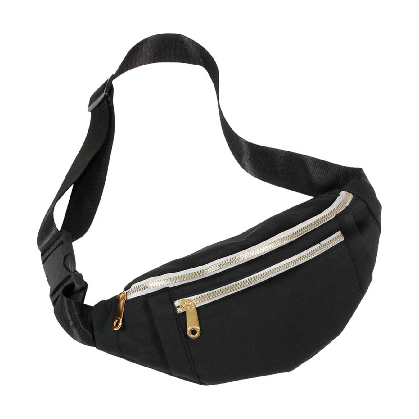 Beige Contrast Zipper Detailed Sling Bag Fanny Pack Belt Bag, make yourself stand out & be the ultimate fashionista while carrying this beautiful Detailed sling bag. Great for when you need something small to carry or drop in your bag. Keep your keys handy & ready for opening doors as soon as you arrive.  