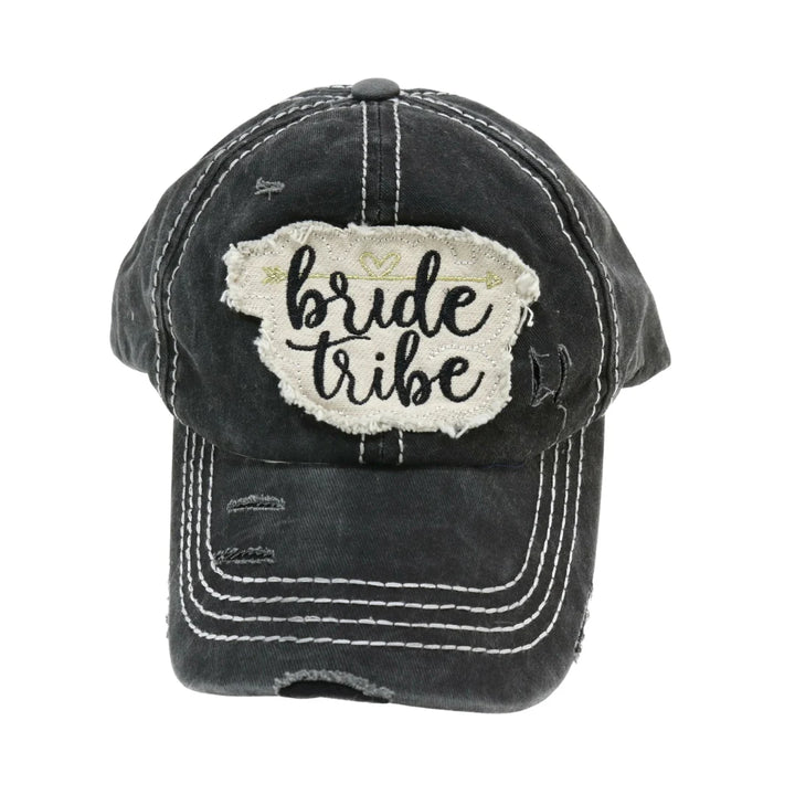 Black Distressed Bride Tribe Patch CC Ball Cap combines casual style with a vintage-inspired look. Featuring a carefully worn finish and a distinctive Bride Tribe patch, it’s perfect for bridal parties seeking a coordinated yet relaxed accessory. The cap offers adjustable comfort and durable construction, making it an ideal choice for celebrating special moments with lasting wear. 