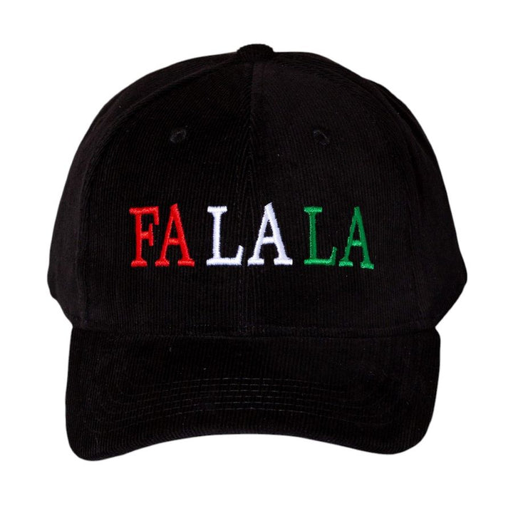 Celebrate the season with this playful holiday cap featuring FA LA LA embroidered in festive colors. A fun Christmas accessory that adds cheer to any outfit, perfect for parties, gatherings, or gifting. Adjustable fit makes it a stylish novelty hat for spreading holiday spirit all season long.