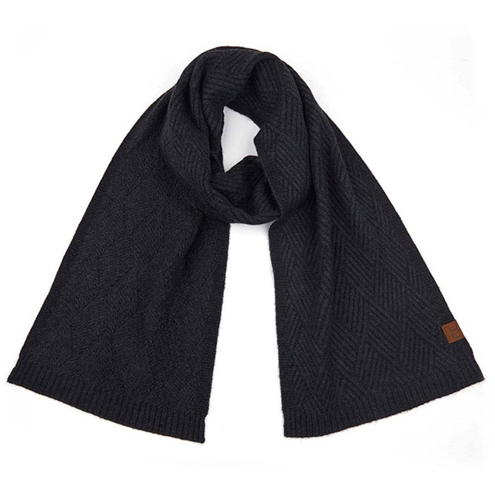 Black Gray C.C Diagonal Stripes Criss Cross Pattern Scarf, adds a modern twist to any outfit. Crafted with high-quality fabric, it features a criss-cross pattern in stylish diagonal stripes with vibrant colors to choose from. Perfect for any season, this scarf adds a touch of sophistication. Perfect seasonal gift idea.