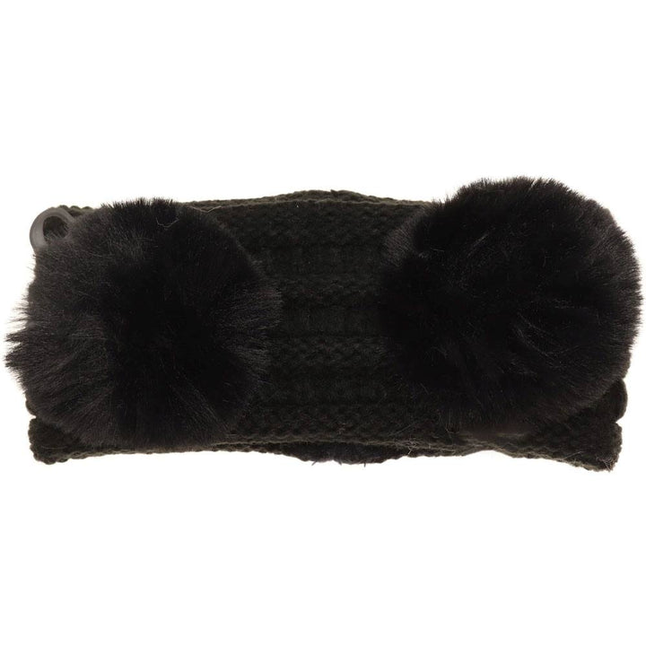 Black Kids Double Pom CC Headwrap combines playful style with practical design for active children. Crafted from soft, breathable material, it offers a comfortable fit that stays secure throughout the day. Featuring two charming pom-poms, this headwrap adds a whimsical accent while keeping your hair neatly in place. Perfect for enhancing any casual or sporty outfit, it strikes a balance between durability and gentle wear, making it suitable for everyday use.
