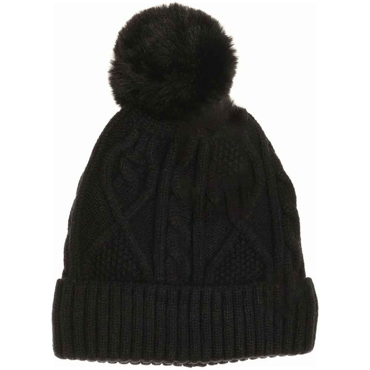 Black Kids Matching Fur Pom accessories provide a stylish and practical solution to chilly weather. Made from soft, high-quality materials, these fur poms add warmth and a playful finishing touch to children's outfits. Perfect for coordinating looks among siblings, they offer both comfort and a cohesive style statement for your little ones. 