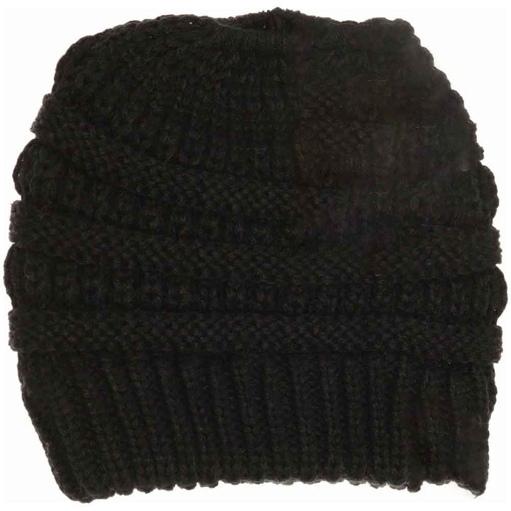 Black Kids Solid Classic CC Beanie Tail combines timeless style with practical comfort. Designed with a soft, durable fabric, it provides warmth while allowing a ponytail or bun to fit through the open tail hole comfortably. Ideal for active children, this beanie ensures a secure and cozy fit during outdoor activities in cooler weather. Its solid color and classic design make it versatile for everyday wear or layering under helmets and hoods.