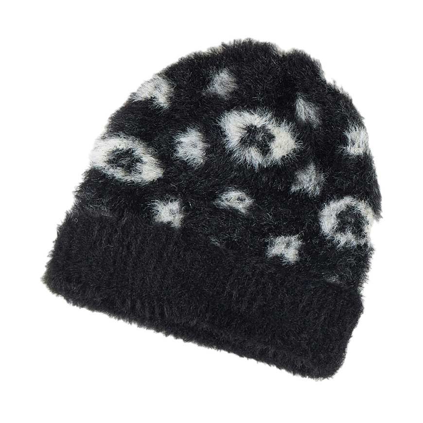 Beige This Leopard Patterned Beanie Hat is perfect for colder months. Its comfortable fit and stylish design make it an ideal choice for everyday wear. Made from high-quality soft fabric materials This hat is sure to keep you warm and stylish this winter with the Leopard Patterned Beanie Hat. Ideal gift for the cold season.