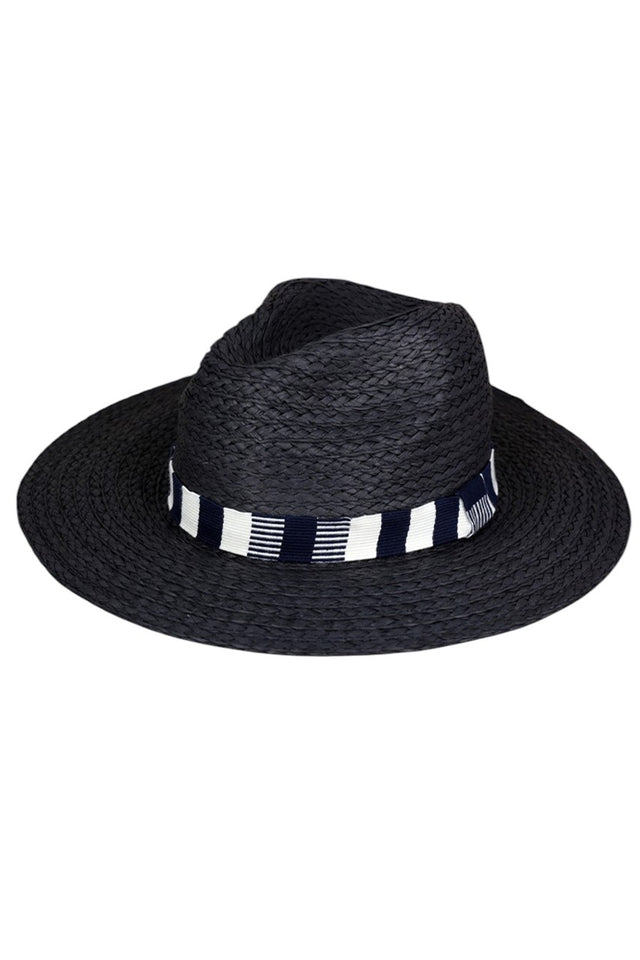 Black Multi Color Stripe Band Straw Hat features a distinctive multi-color stripe band, demonstrating exceptional craftsmanship and attention to detail. The natural fibres offer optimal breathability while providing effective sun protection. The balanced proportions ensure a flattering silhouette, making it an indispensable accessory for discerning individuals during summer gatherings, coastal retreats, or urban explorations.
