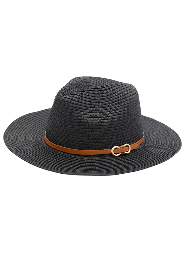 Black PU Leather Band Panama Hat enhances its structural integrity while adding contemporary contrast. The precision-woven construction delivers optimal breathability and UV protection, maintaining its distinctive silhouette throughout extended wear. The balanced brim provides versatile sun coverage without overwhelming your profile—a hallmark of superior headwear craftsmanship suitable for diverse styling applications.