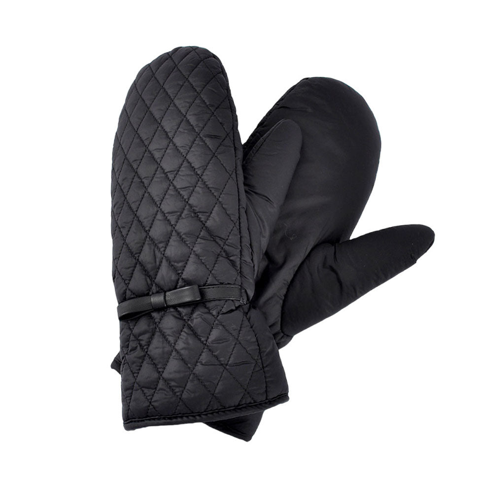 Black Quilted Puffer Padded Mitten Gloves, are extra warm, cozy, and beautiful mittens that will protect you from the cold weather. Wear gloves or a cover-up as a mitten to make your outfit gorgeous. A beautiful gift for the persons you care about the most. Winter will be more comfortable with this cozy mitten.
