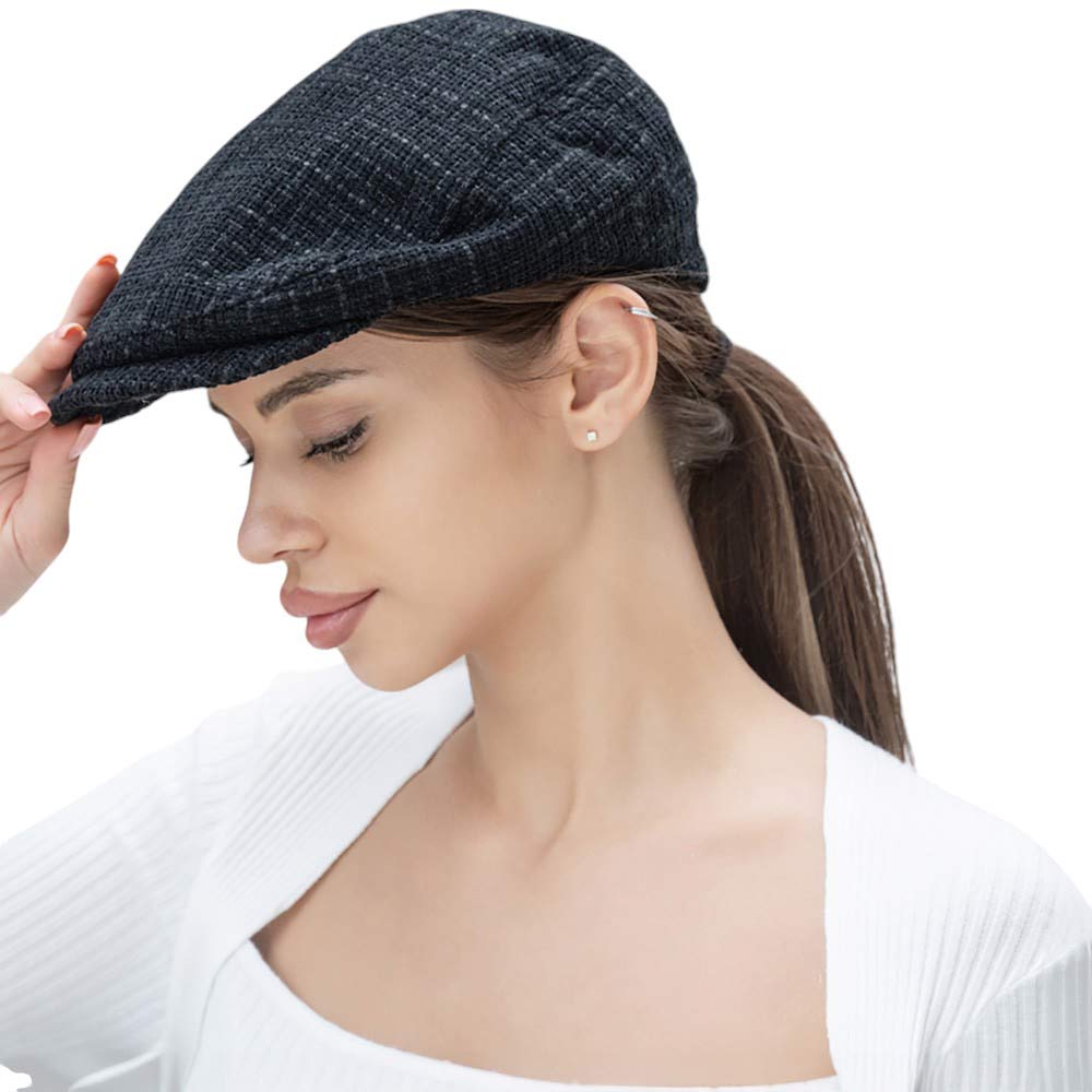 Black-Solid Color Beret Hat is the perfect accessory for adding a touch of sophistication to any outfit. The solid color design adds a classic and elegant look, while the beret style provides a unique and trendy edge. Made with high quality materials, this hat will keep you stylish and warm all season long.