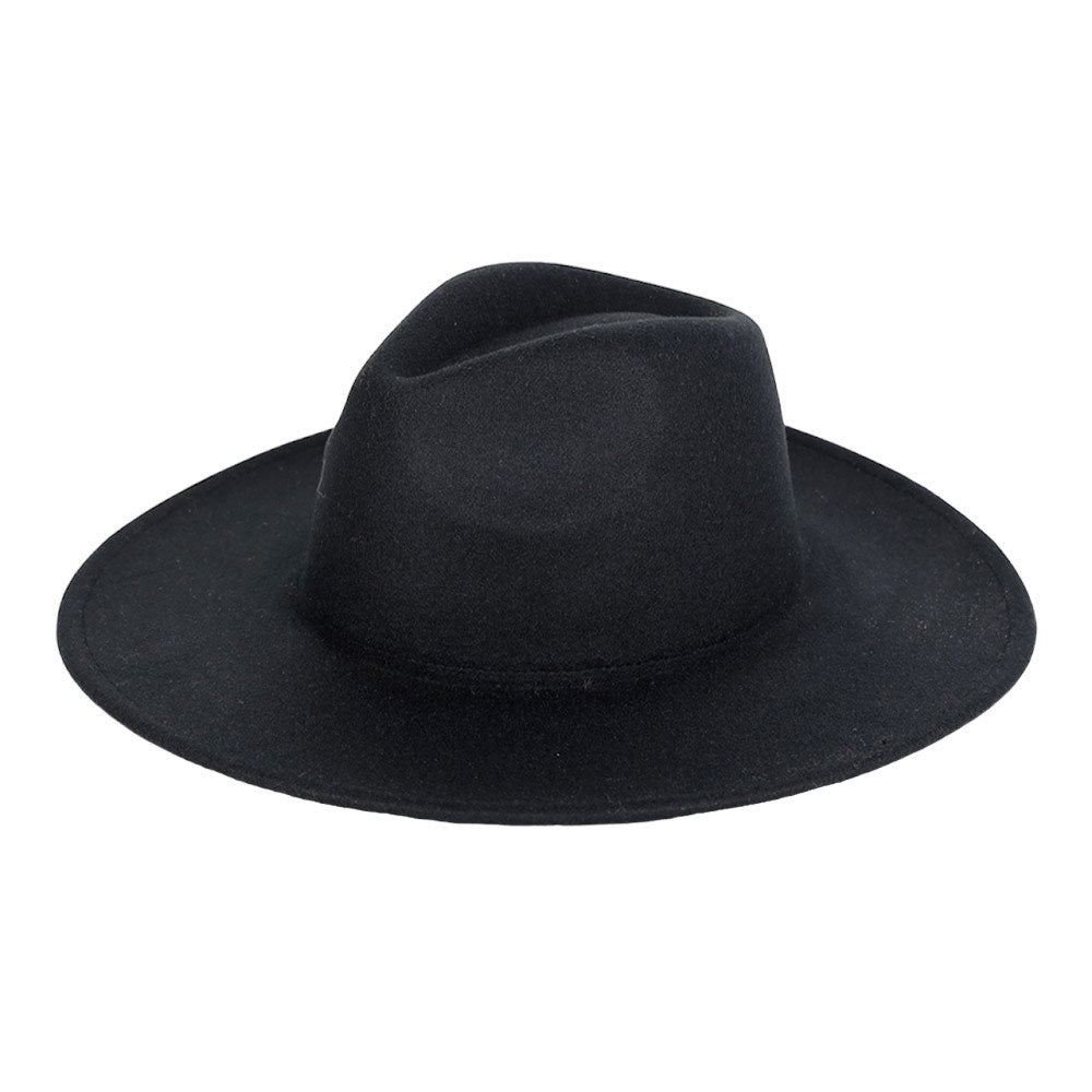 Black Solid Fedora Panama Hat, is offering breathable comfort for the perfect summer look. The brim offers shade from the sun and the classic fedora shape makes it a timeless accessory. Look your best and stay comfortable in this stylish Solid Fedora Panama Hat. 
