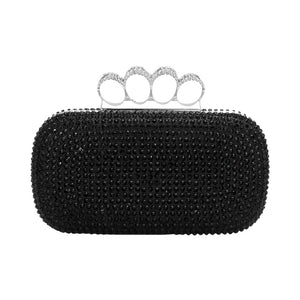 Black Trendy Bling Rectangle Evening Clutch Crossbody Bag, is beautifully designed and fit for all special occasions & places. Its catchy and awesome appurtenance drags everyone's attraction to you at any place & occasion. Perfect gift ideas for a Birthday, Christmas, Anniversary, Valentine's Day, and all special occasions.