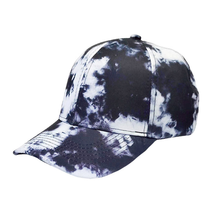Black Tie Dye Baseball Cap Perfect for a bad hair day, you can pull your messy bun or high ponytail through, perfect to keep your hair away from you face while exercising, running, playing tennis or just taking a walk outside. Adjustable Velcro strap gives you the perfect fit. Great Birthday Gift, Thank you Gift