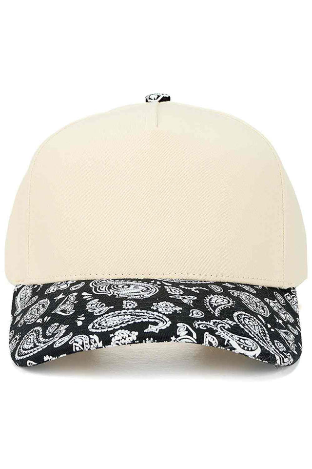 Black Rock a timeless look with the C.C Paisley Pattern Two Tone Trucker Cap. This classic snapback combines breathable 100% cotton construction with a distinctive paisley design and contrasting two-tone colorway. The adjustable snapback closure ensures a comfortable fit for most head sizes, with a 22.5" circumference. Perfect for casual outings, outdoor activities, or everyday style, this versatile cap transitions seamlessly from day to night. Quality crafted in Vietnam, it's a wardrobe staple that complem
