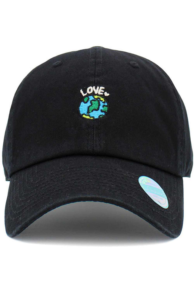 The LOVE EARTH Cotton Baseball Cap features a simple, eco-inspired design with a clean, classic look perfect for everyday style. Made from soft breathable cotton, it offers all-day comfort and easy wear for casual outings, outdoor adventures, and planet-loving vibes.